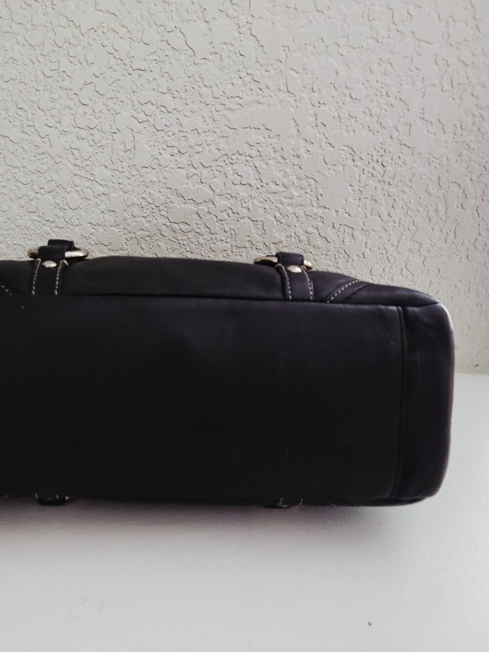 Euc Coach Gallery Black Leather w/Wallet Shoulder Bag Purse - Picture 8 of 16